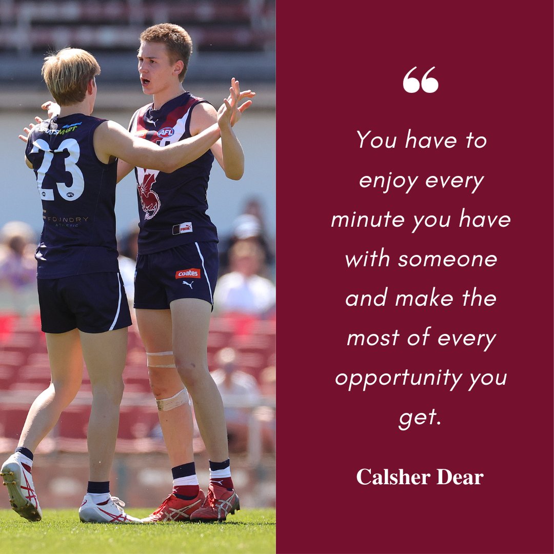 The sky is the limit for Calsher Dear 💫

I sat down with him to talk about his season at the Dragons, the importance of family and what it would mean to follow in his father's footsteps: afl.com.au/news/1065003

#AFLDraft
