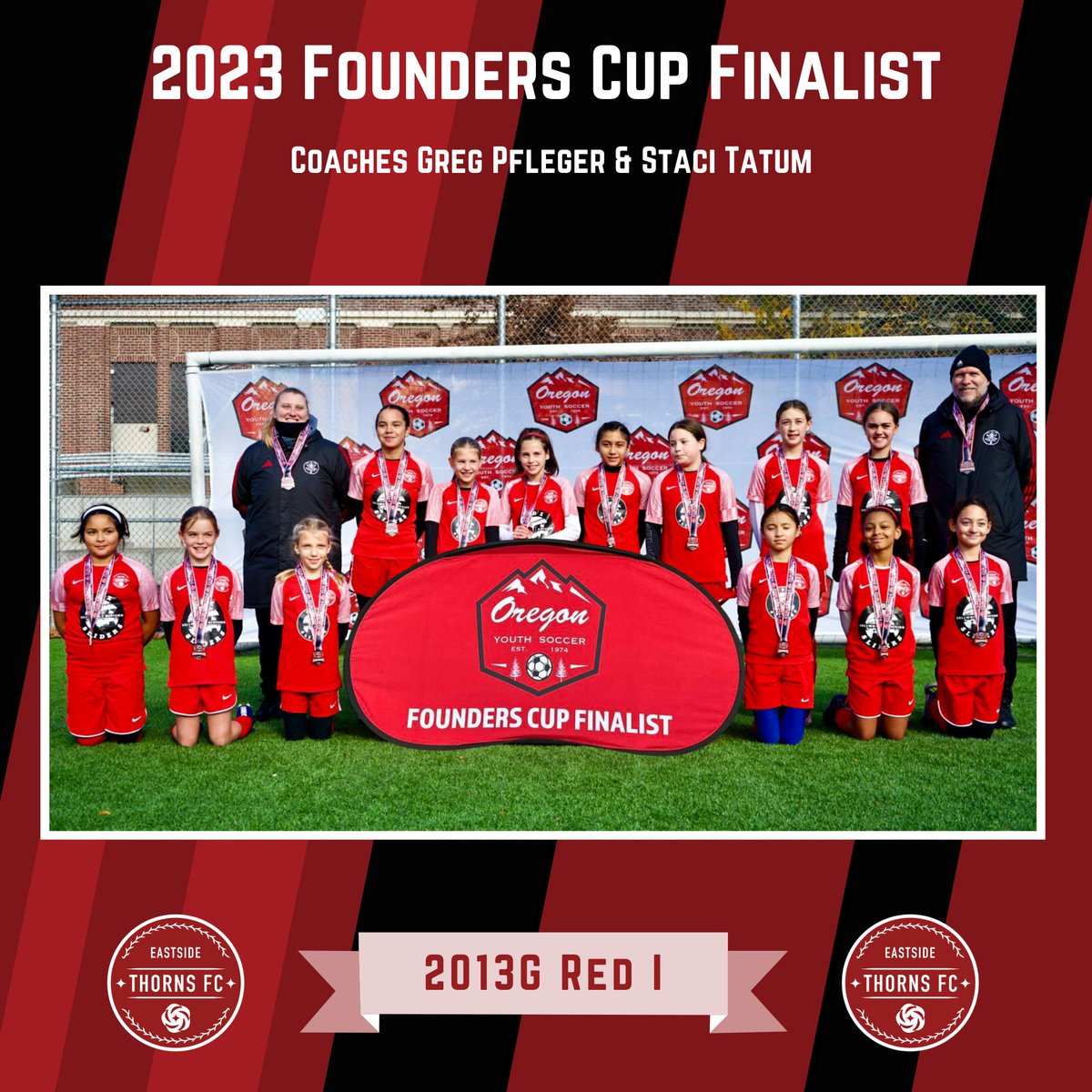 EastsideTimbers's tweet image. Congratulations to our 2013G Red 1 team for finishing as Finalists in the Fall Founders Cup! Well done.

#ThisIsEastside #FoundersCup #OYSA