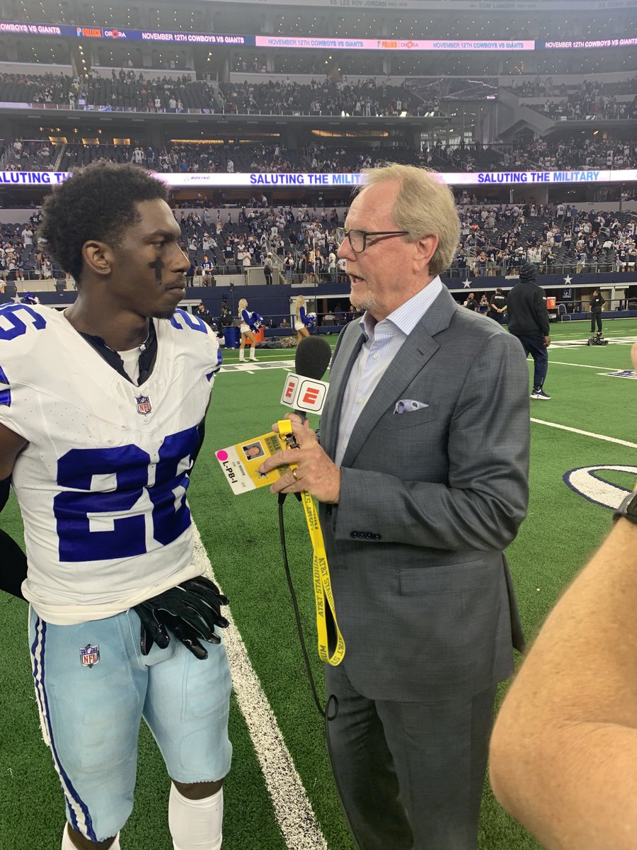 Second-year #Cowboys CB DaRon Bland leads all NFL non-offensive players with four touchdowns in 2023, the most touchdowns by a non-offensive player since J.J. Watt (five) and Devin Hester (four) in 2014.