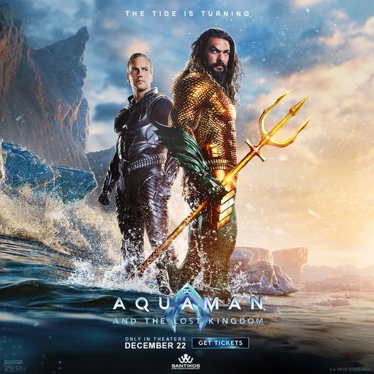 TICKET DROP: Are you ready for #AquamanAndTheLostKingdom coming to theaters this December?! 🔱 You can secure your seat TODAY: bit.ly/46pi9MM