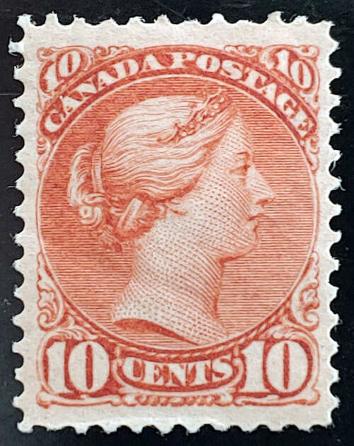 AllNations1949's tweet photo. Canada #45 VF Mint HR 1897 10c SQ, natural gum bends $900 Lot 36 in our auction Saturday 25th November 2023 #10cSmallQueens #CanadaStamps #SmallQueens
https://t.co/OwPDpAUaNB https://t.co/7ez6fr20lI