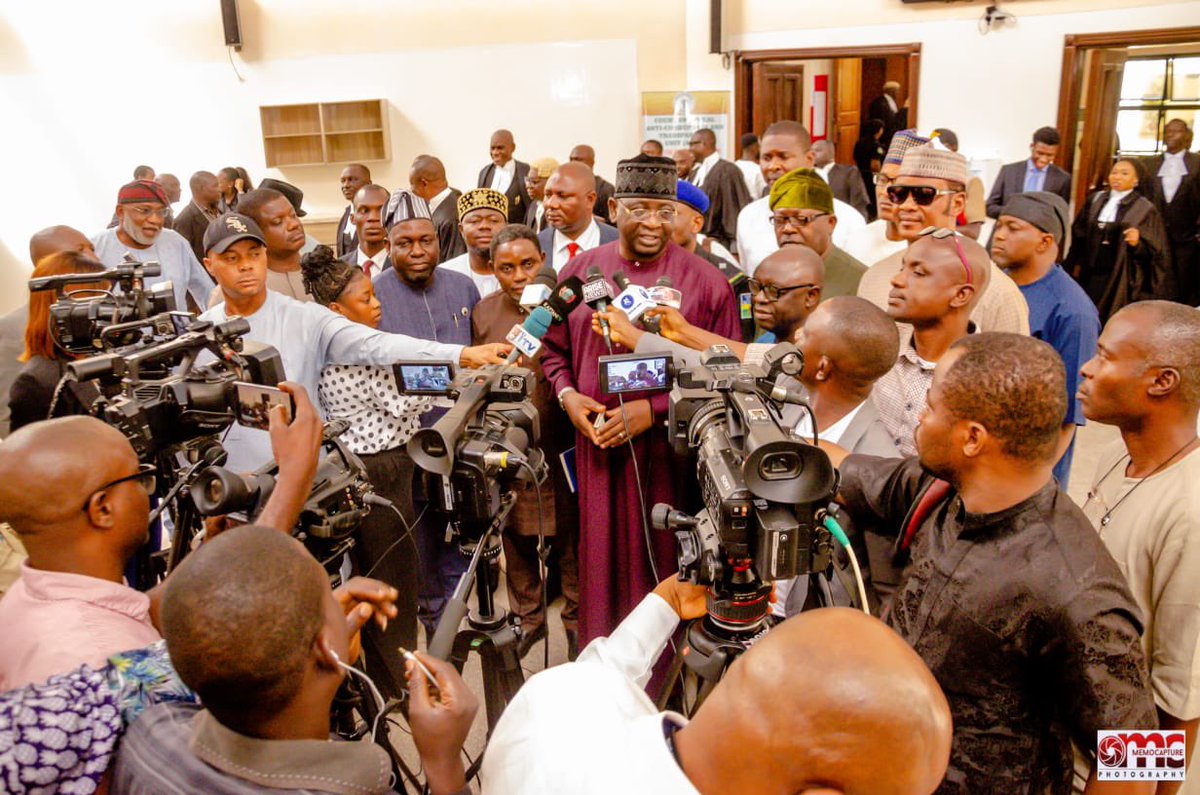 BarrSamode's tweet image. To the glory of God, today the Court of Appeal sitting in Abuja, affirmed the election victory of Governor Hyacinth Alia and myself, in alignment with the earlier judgement of the Benue State Governorship Election Tribunal.