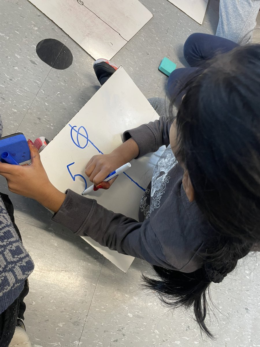 mrsbowesteaches's tweet photo. We had a blast playing with our JUMBO dice today. We took turns rolling the dice, subitizing the number and printing it on our whiteboards. Then students had to write down the number that comes before, and the number that comes after. #numbers #subitize #printing #beforeandafter https://t.co/DDK068oyXW