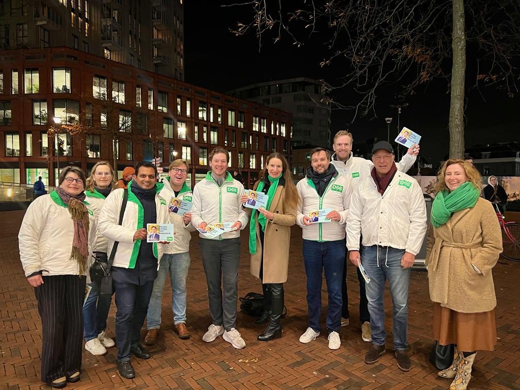 D66Leiden's tweet photo. De eindsprint is ingezet! 🏃🏼‍♂️💨
#StemD66 https://t.co/XnjR4CJDkh