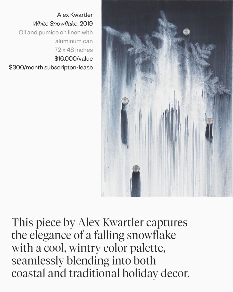 idea_oriented's tweet image. Explore how you can effortlessly enhance your holiday decor with art available through On Approval.⁠
•⁠
Browse available works for subscription-lease or purchase at onapproval.com/collections/p?…