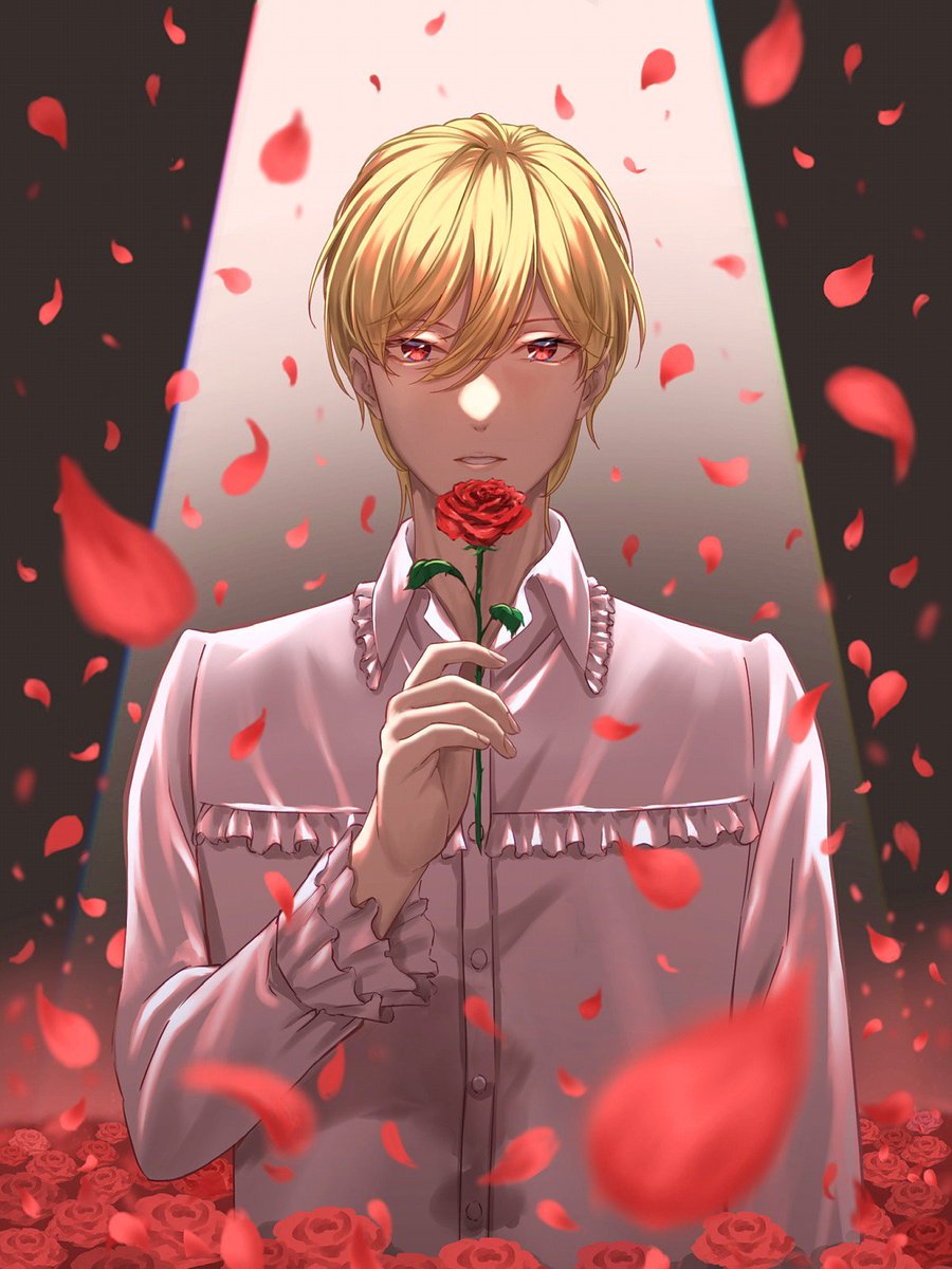 「おはようございます薔薇の花は、いかが#イラスト #薔薇 #花びら 」|Minatsu YUIのイラスト