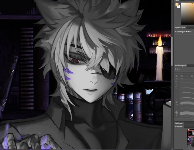 Once again trying out grayscale coloring