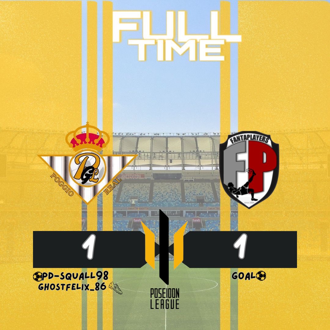 GalakMike's tweet image. 📌|FULL TIME
🏆|Pre season poseidon 
🆚| Fc fantaplayers
❎|1-1

📌|FULL TIME
🏆|Pres season poseidon 
🆚| Fc fantaplayers
❌|1-3

📌|FULL TIME
🏆|@_Efa_Italy_ serie b
🆚|Team fortune 
❌|0-2

@RTproclub 
@RTAllProClub 
@NewsProclub 
@Tutto_ProClub 
@pctransfermarkt