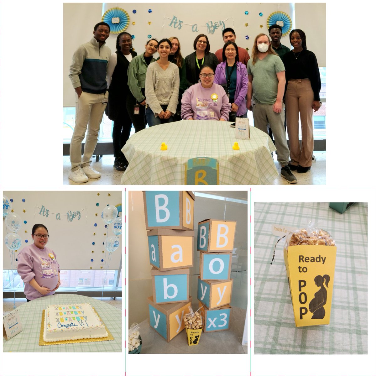 Dr. Deanna Santer (@drdeannasanter) on Twitter photo Today we congratulated & wished good luck to Vi carrying the first #sisterlab babies - triplets!! πΆπΆπΆ
We will miss Vi so much for the next while, but we know she will be an awesome mom! Thanks to all who helped surprise her + those who joined for gifts, games & food <a href="/UM_Immu/">Dept of Immunology @ UofM</a> Today we congratulated & wished good luck to Vi carrying the first #sisterlab babies - triplets!! πΆπΆπΆ
We will miss Vi so much for the next while, but we know she will be an awesome mom! Thanks to all who helped surprise her + those who joined for gifts, games & food <a href="/UM_Immu/">Dept of Immunology @ UofM</a>