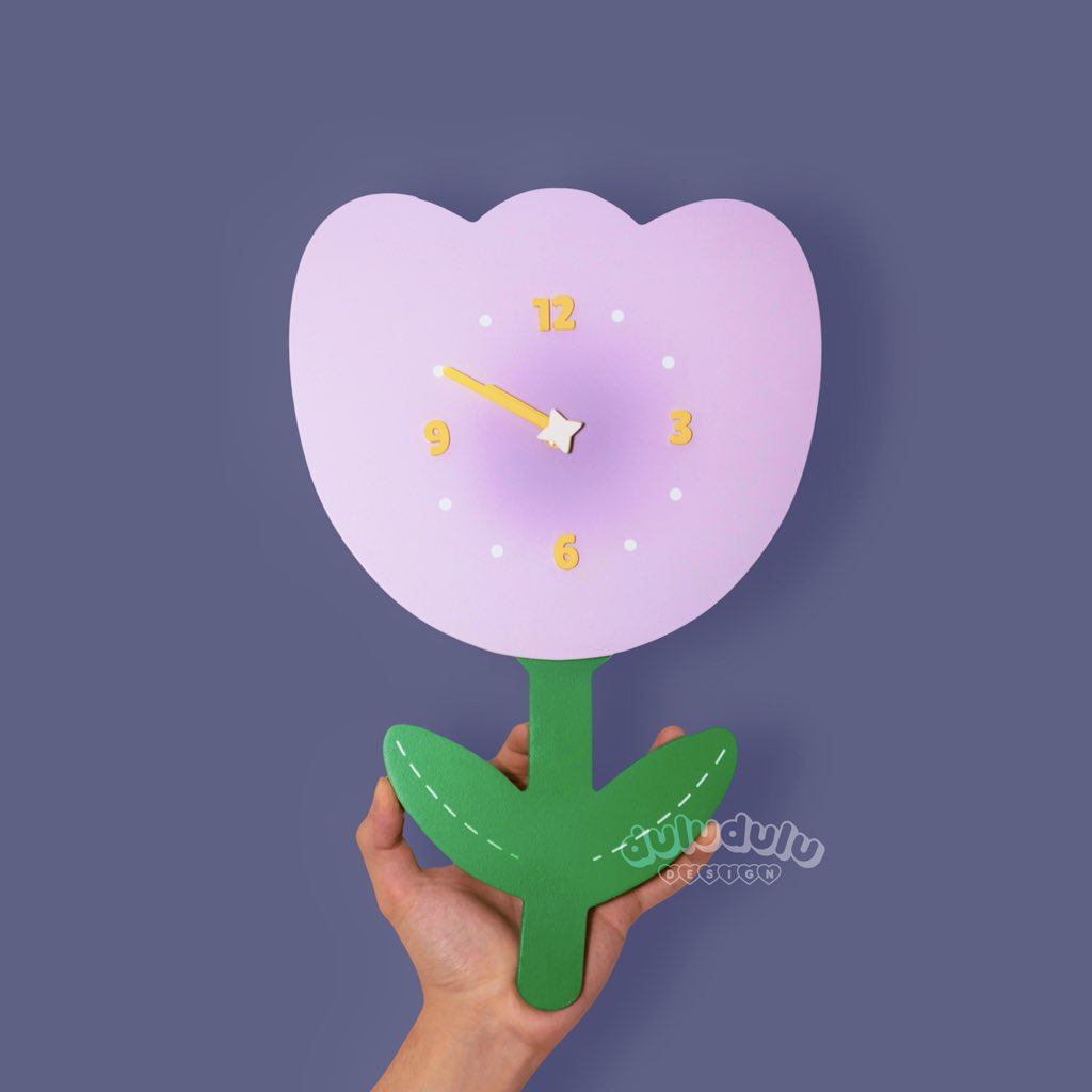 duluduludesign's tweet photo. 💜Purple tulip clock💜
🌷Shop update coming 11.24✨ https://t.co/lRoshiSqhZ