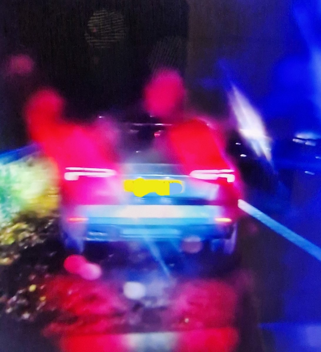 Vehicle stopped M61 after being followed at 118mph

Ridiculous speeds in the weather conditions tonight 

Hope the driver enjoyed their 18 months of driving, think it'll be back to the start after court 

#Fatal5 #T3RPU #SpecOps