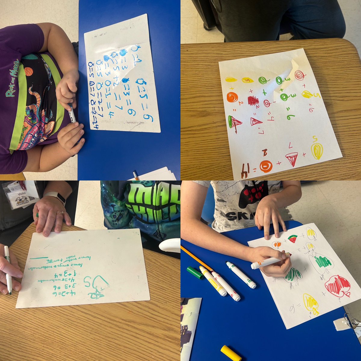 Our Monday Math problems can be solved in all sorts of ways. Here’s a few of today’s strategies…