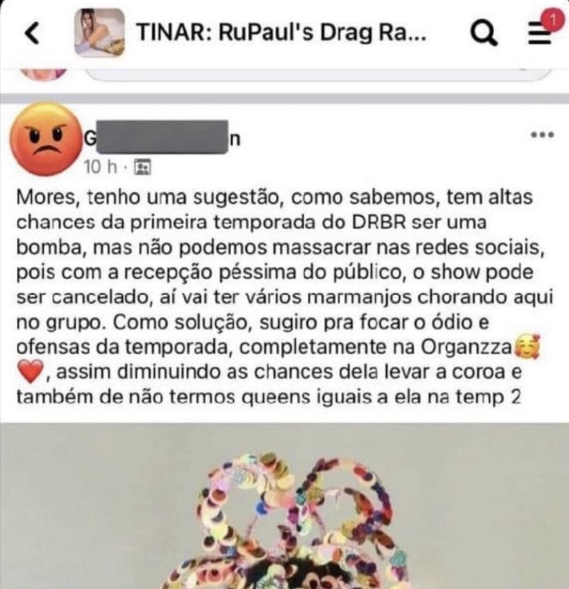 organzza_'s tweet image. Dia 20 de Novembro, dia da consciência negra, então vamos tomar ciência de coisas que aconteceram nos últimos meses. 

Começando pelo começo já deixo aqui embaixo este print, onde um grupo de Facebook se articula para “focar ódio e ofensas da temporada” completamente em mim.