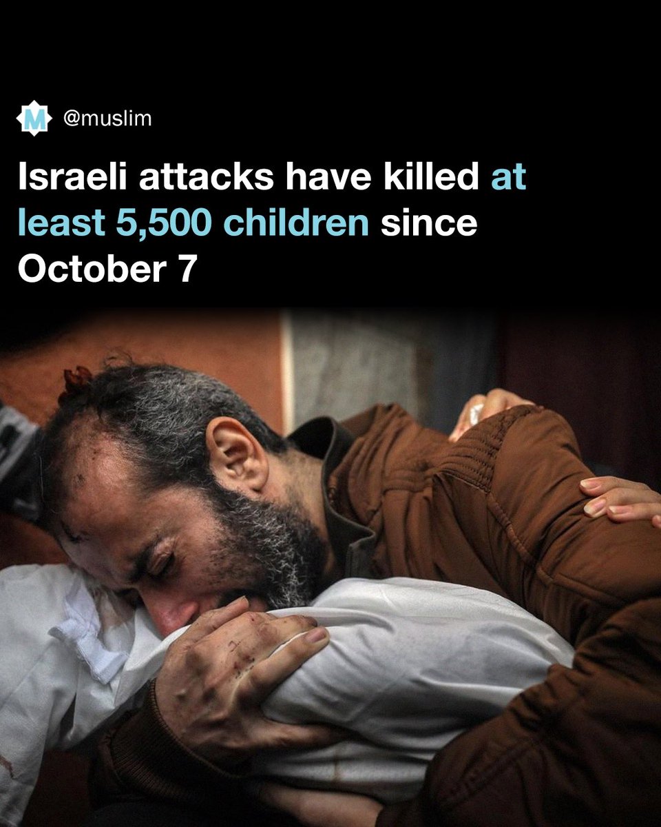 Today is World Children’s Day. More than 5,500 children loss their lives in the last 43 days. 💔🇵🇸