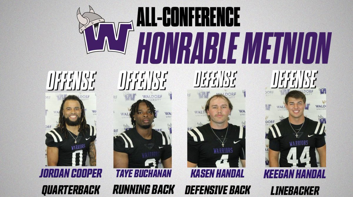 wu_football's tweet photo. Proud to see our guys get recognized by the @PlayNorthStar. 
#WIN https://t.co/sHjGL7F4pu