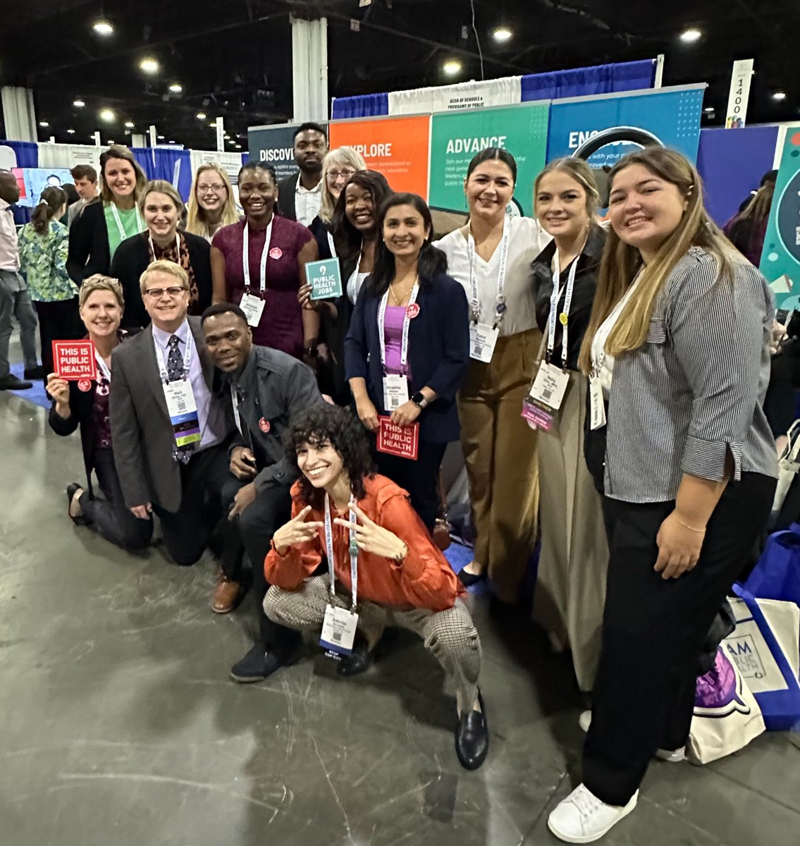 NDSUmph's tweet photo. Last week was the APHA conference in Atlanta, Georgia. We had some of our students, faculty, and staff travel to attend the conference. Some of our students presented and did a fabulous job! It was a great experience and we were able to gather together to celebrate public health! https://t.co/5c3NhtMILN