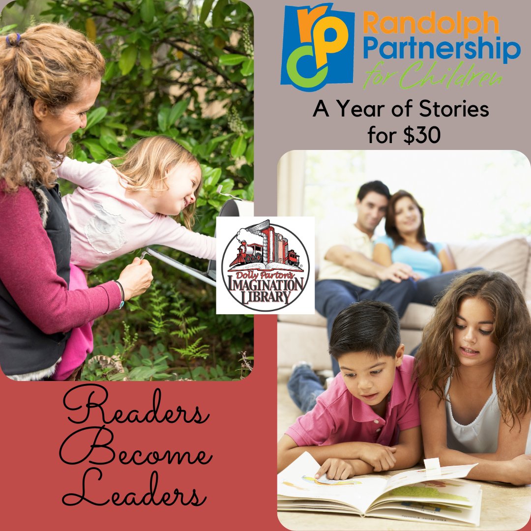 RPCKidsNC's tweet photo. Imagine a year of stories for just $30! Sponsor a child in Dolly Parton's Imagination Library and give the gift of monthly books, sparking creativity and learning. Every book builds a brighter future!  Give now at https://t.co/RNvwiw5wIU https://t.co/0RdCn3Is8r
