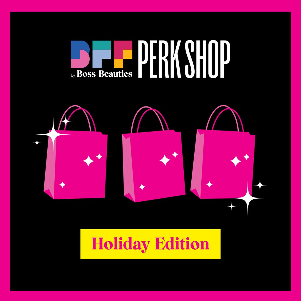 BossBeauties's tweet photo. Exciting times, BBs! 🎉 Our first @BossBeauties x @mybff Perk Shop campaign is here to make your holiday season brighter. We're teaming up with amazing brands to bring you daily chances to win gifts. Stay tuned for more details tomorrow &amp; make sure your notifications are on. 👀 https://t.co/klT2BZO1NL