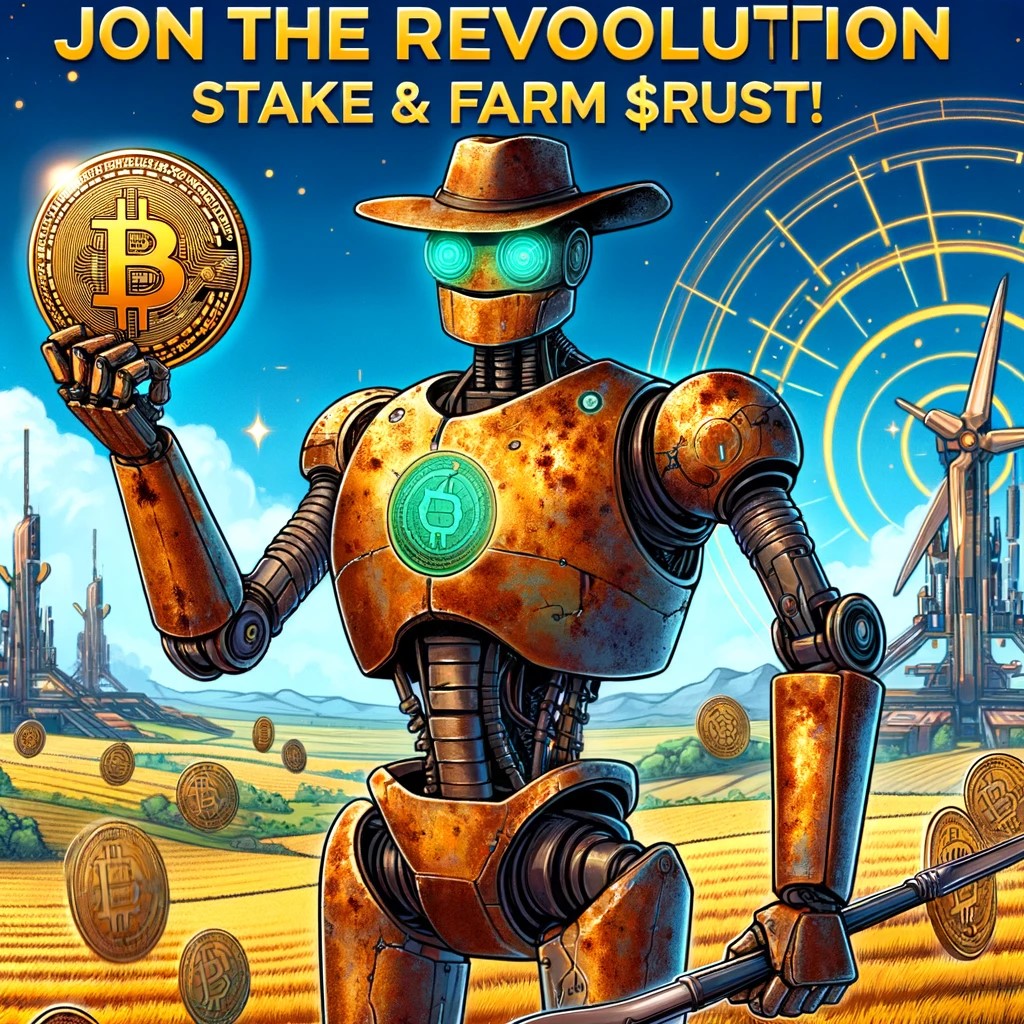 Orlis1231's tweet image. 🚀 $RUST Staking/Farming started - Join the Rusty Robot Revolution and be part of the unique digital community & reap benefits! 🤖
Earn rewards, secure exclusive access and join a network of like-minded individuals passionate about the #RustyRobot universe.
@RustyRobotCC