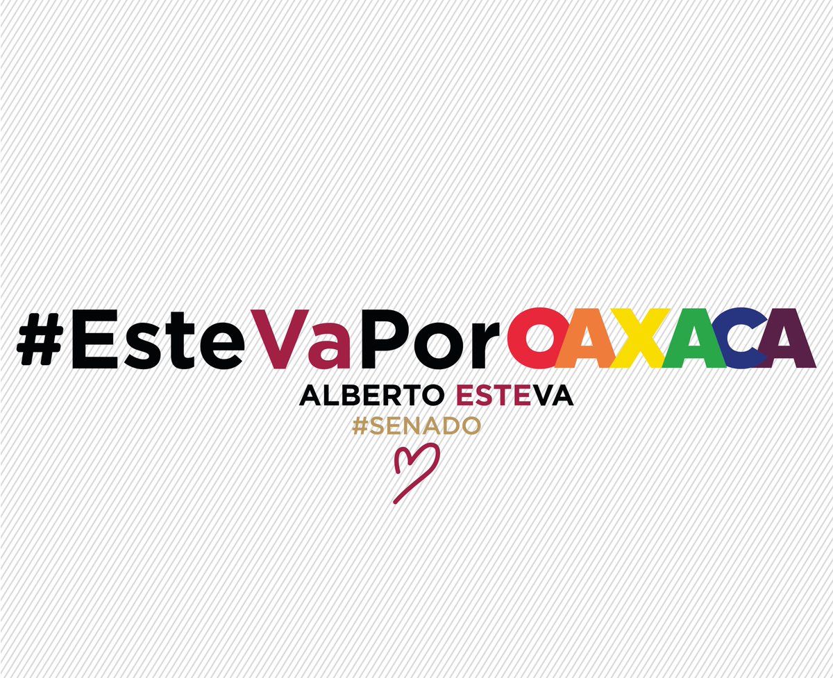 #Oaxaca merece un representante comprometido con su gente. <a href="/AlbertoEsteva/">Alberto Esteva +🤚</a> aspira al #Senado por #Morena con la firme intención de impulsar el desarrollo y la equidad de nuestro estado con pasión y dedicación. 

#EsteVaPorOaxaca