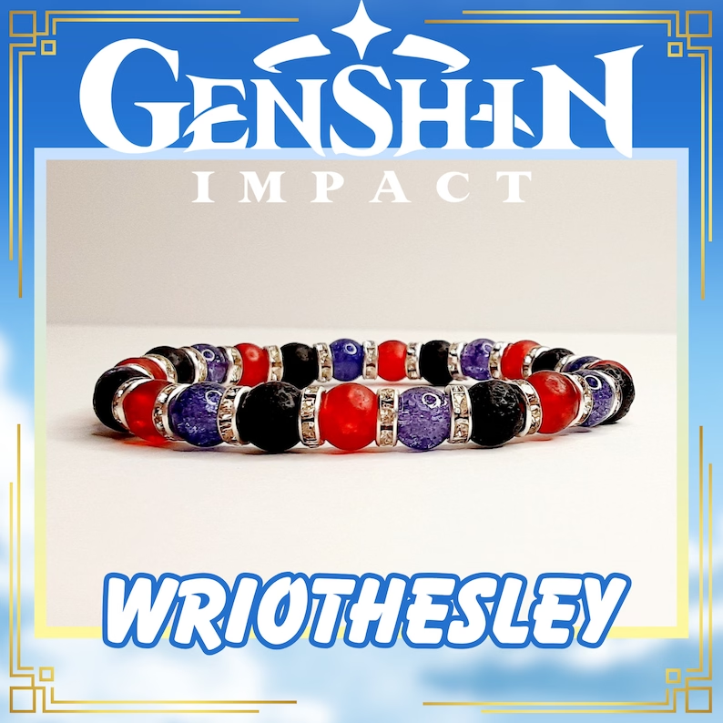 Bracelet_Quest's tweet photo. The Wriothesley inspired bracelet is on sale on my #etsy shop!!: https://t.co/c0N1ApFLTJ   

Cyber Monday deals all week! Get yours before they are gone!!!    

Limited Stock Available. Act fast!!    

#SmallBusiness #GenshinImpact #etsyshop #viral #goviral #Wriothesley https://t.co/qh1gJzgWv4