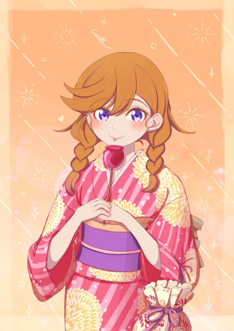 りんご飴持ってる澁谷かのんさんも可愛い #Liella! #Liella応援 