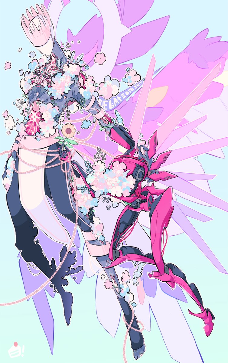 「body horror cw //gore cw //the miracle o」|cake 🍰 computer with every virus 🖥️🤖🪫のイラスト