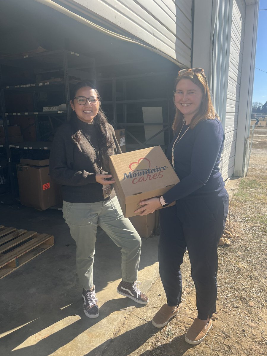 Very grateful for a generous donation of meal boxes from Mountaire Farms to help us feed families this holiday season!