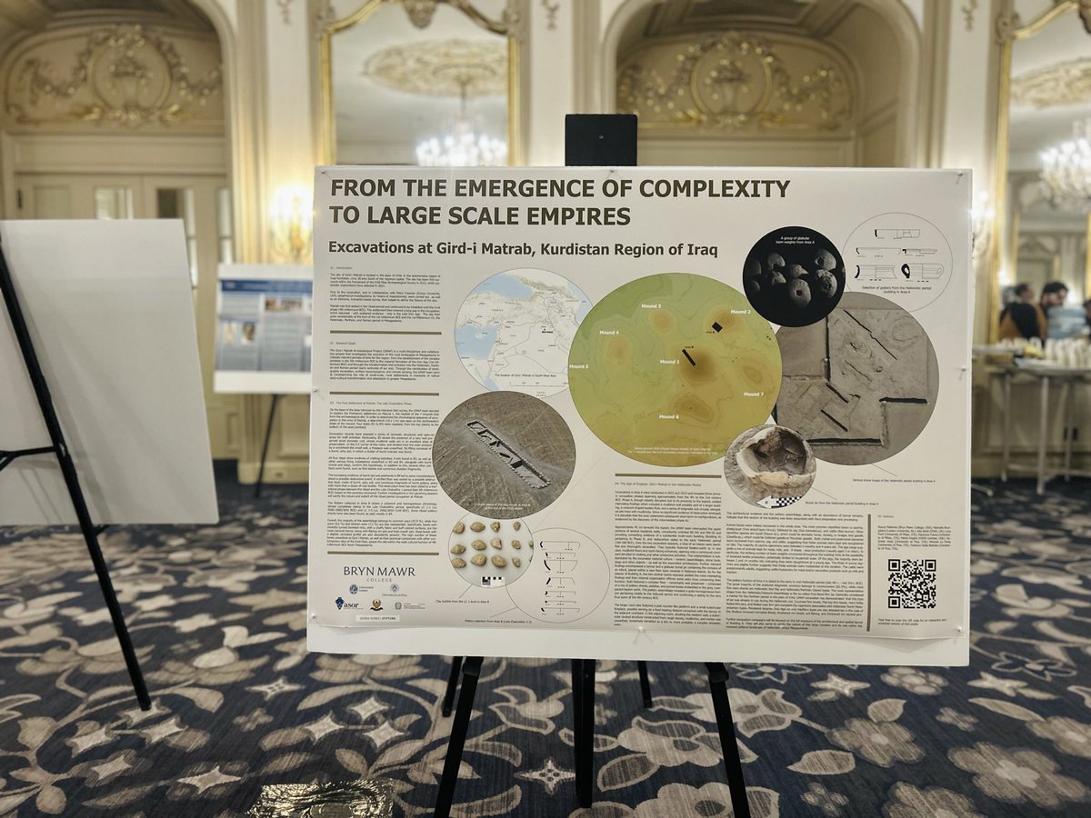 gMAP_Erbil's tweet photo. A very productive week for our team members at the @ASOResearch meeting in Chicago. We presented the results of the past two field seasons among colleagues and familiar faces. Thanks, among others, to @jasonalikur, @najatga, @petramcreamer, @archbot44, and all the GMAP friends. https://t.co/x2FsPv8L7B