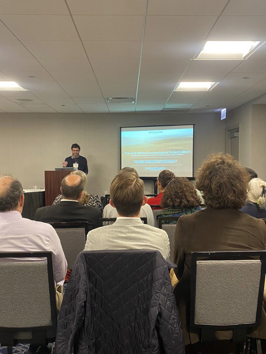 gMAP_Erbil's tweet photo. A very productive week for our team members at the @ASOResearch meeting in Chicago. We presented the results of the past two field seasons among colleagues and familiar faces. Thanks, among others, to @jasonalikur, @najatga, @petramcreamer, @archbot44, and all the GMAP friends. https://t.co/x2FsPv8L7B