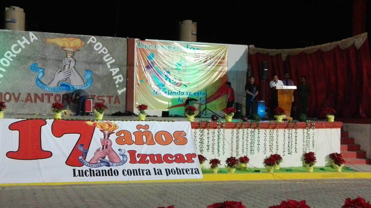 SorayaCordovaM's tweet photo. Han pasado ya 24 años de lucha y progreso en la emblemática colonia Antorcha Popular 1 de Izúcar de Matamoros. ¡Felicidades compañeros por su trabajo! 
#IzucarDeMatamoros
#24AñosAntorchaPopular1 https://t.co/aVm9v98HfH