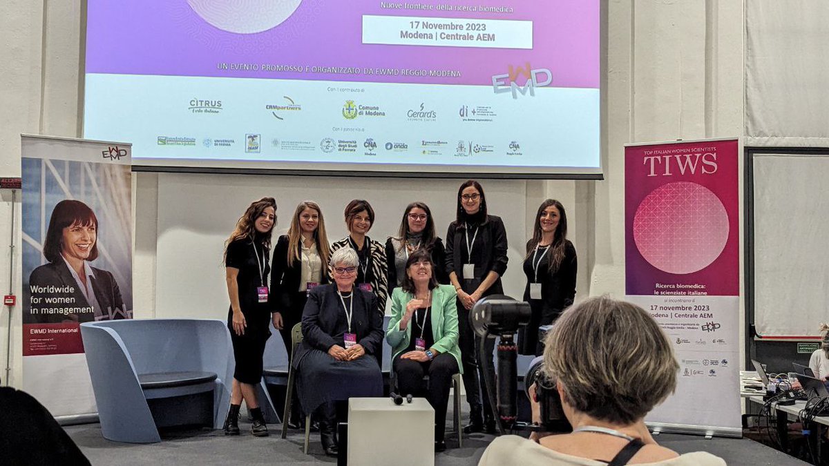 Marica Ippolito 🧬 (@maricaippolito) on Twitter photo I was very humbled to receive the honorable mention from the TIWS-EWMD Memorial Louhabi Top Italian Women Scientist for my work on Aneuploidy and Chemoresistance . Grateful to the <a href="/ewmdreggio/">EWMD Reggio-Modena</a> foundation and the faculties for an amazing day filled with interesting networking. I was very humbled to receive the honorable mention from the TIWS-EWMD Memorial Louhabi Top Italian Women Scientist for my work on Aneuploidy and Chemoresistance . Grateful to the <a href="/ewmdreggio/">EWMD Reggio-Modena</a> foundation and the faculties for an amazing day filled with interesting networking.