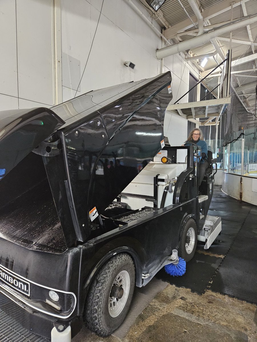 Today I got to visit The Spectrum at Guildford. What an incredible asset to our town! This is me on a Zamboni. So pleased to learn more about this great facility. #Guildford #GuildfordLibDems #CouncillorLife