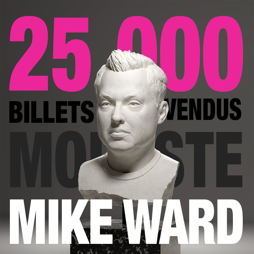 MikeWardca's tweet photo. On a modestement vendu 25 000 billets en moins d'une semaine pour mon nouveau spectacle MODESTE #Brag 

Tix: https://t.co/Eu0oQrt7rs https://t.co/51Pn3Bs1bD