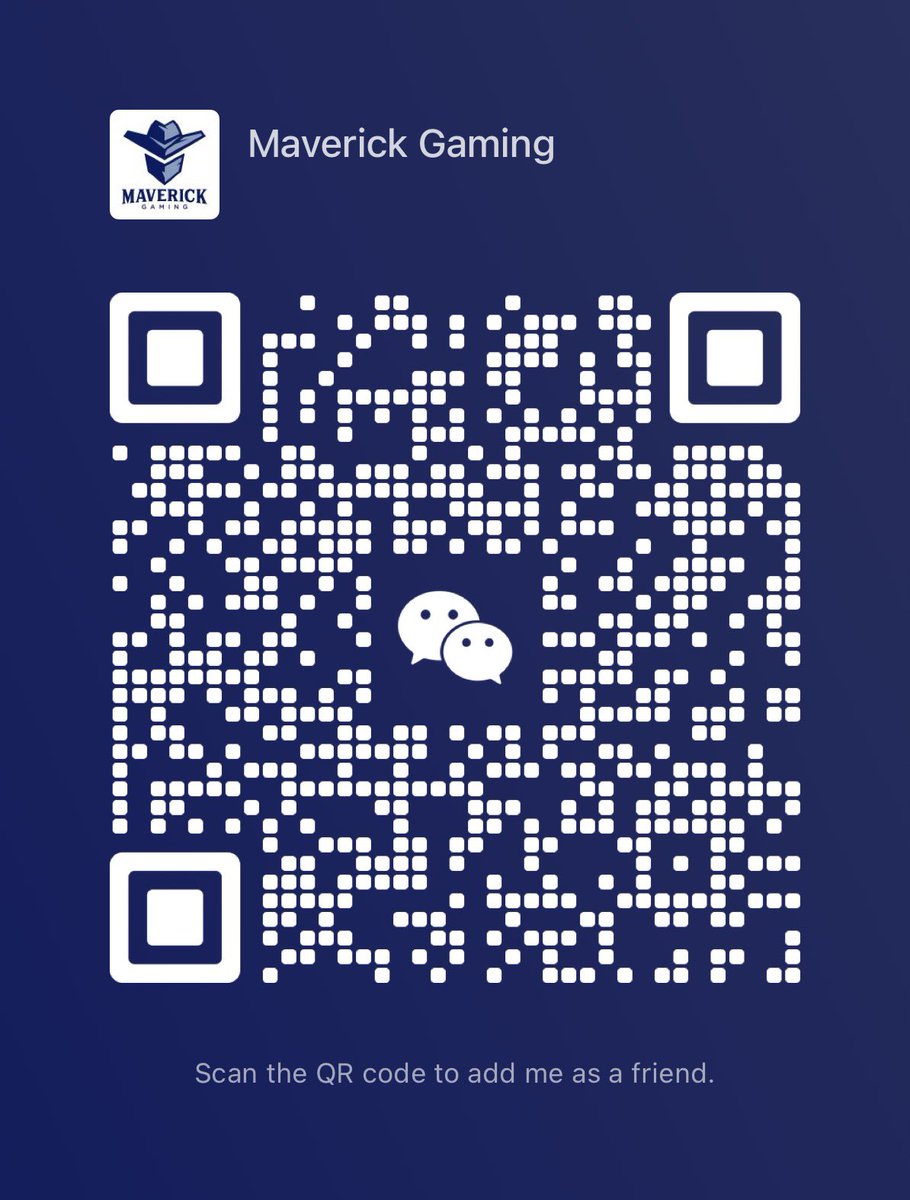 🔥#WeChat friends: we’re now on WeChat as well! Scan this QR code and add us to get live updates: • Tournaments • Special Offers • Upcoming events • Jackpots, and more #MaverickNation