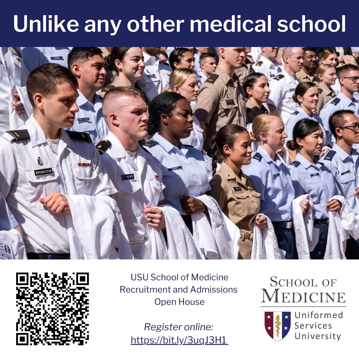 The leadership academy of military medicine Join us for our next open house! #medicalschool #premed #admissions #militarymedicine