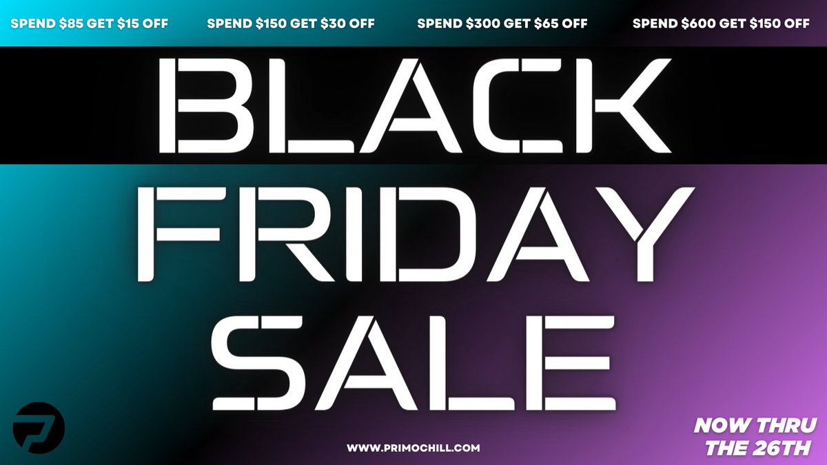primochill's tweet image. Chill out with Black Friday bargains! Take advantage of up to 25% off elite water cooling products.