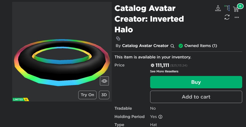 Catalog Avatar Creator: Halo