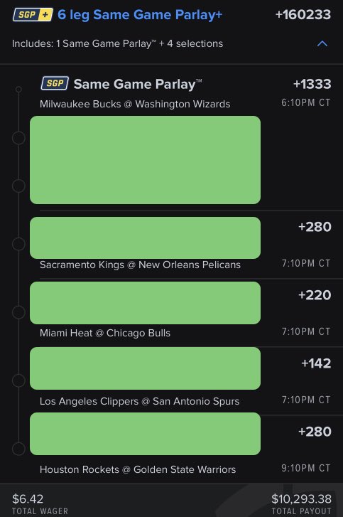 6 FLYERS FOR TONIGHT 💸

LOVE these spots for these players tonight!! GAMES START SOON

Anyone wanna tail?!

642 RT &amp; likes and it’s RELEASED!!