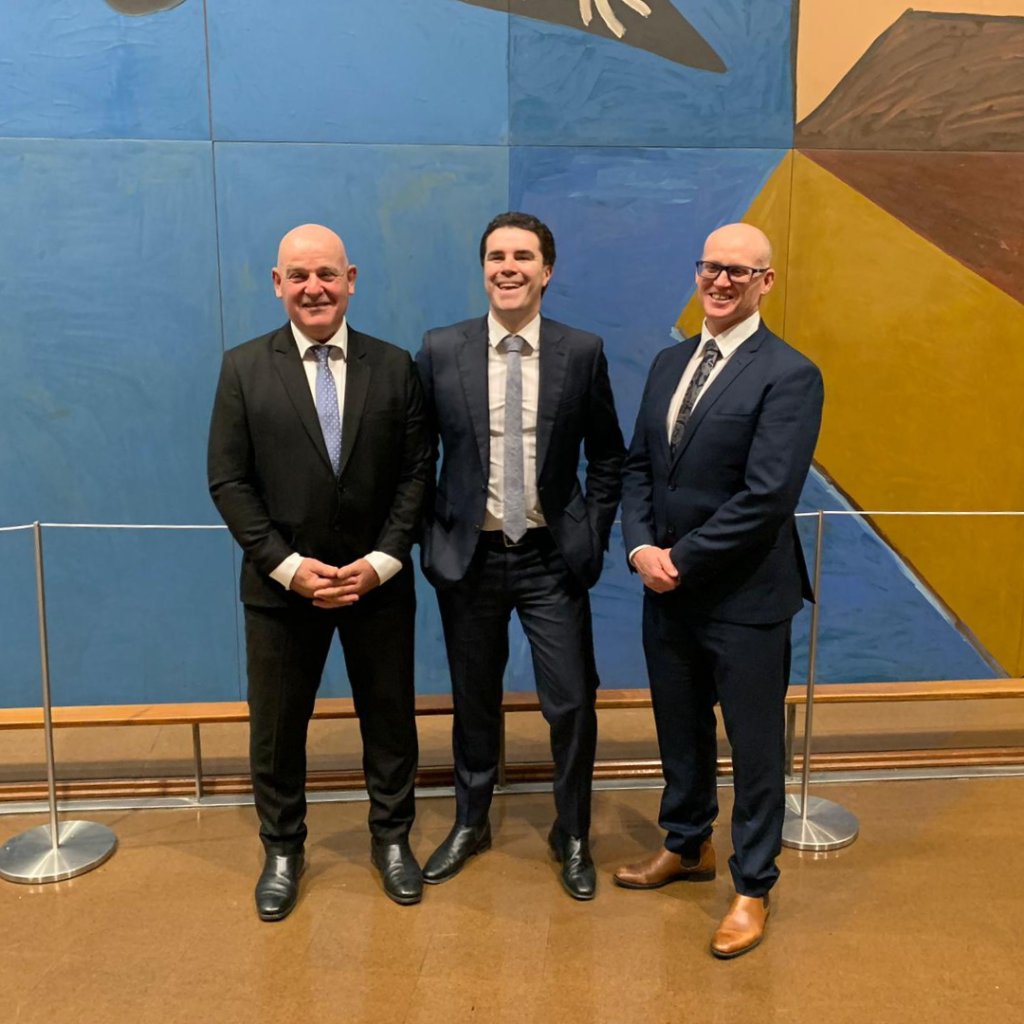Two Australian teachers, Brendan Kenna and Ian Preston, travelled to Paris this week to attend the Global Teacher Prize to represent Australia as global teacher ambassadors.  

They were part of the Top 50 for this year’s prize! 

📷: Brendan and Ian with <a href="/TimWattsMP/">Tim Watts MP</a>