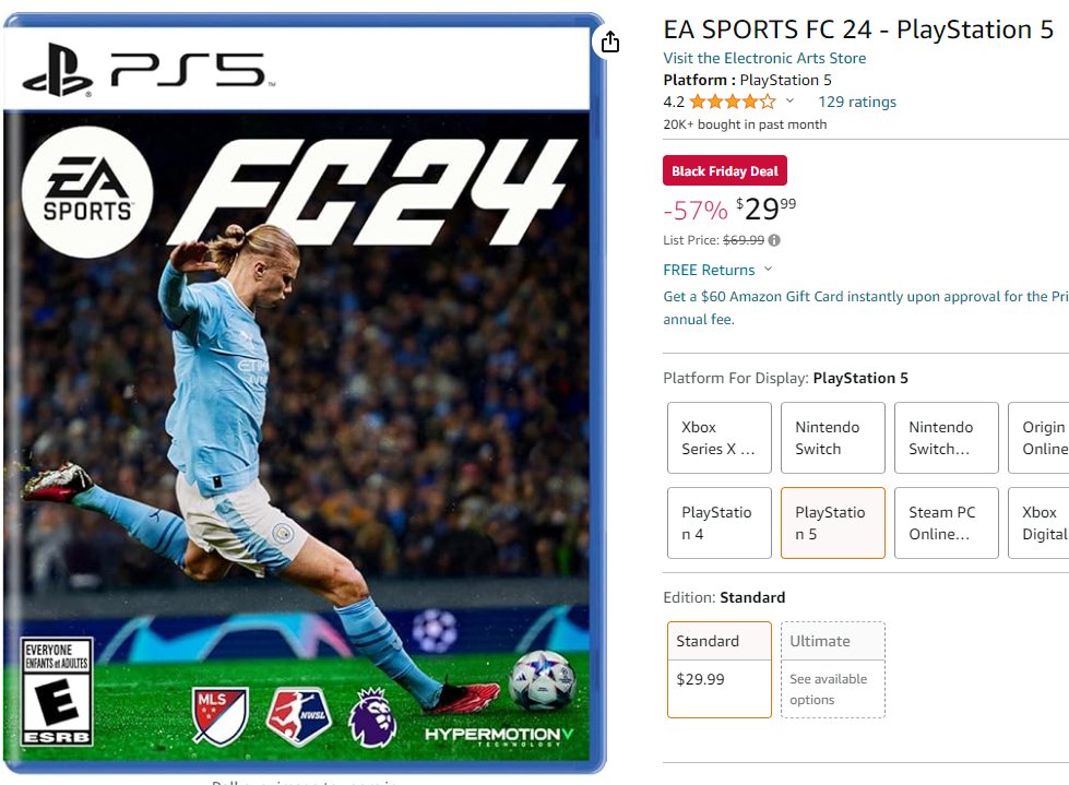 Electronic Arts Ea Sports Fc 24, Standard Edition