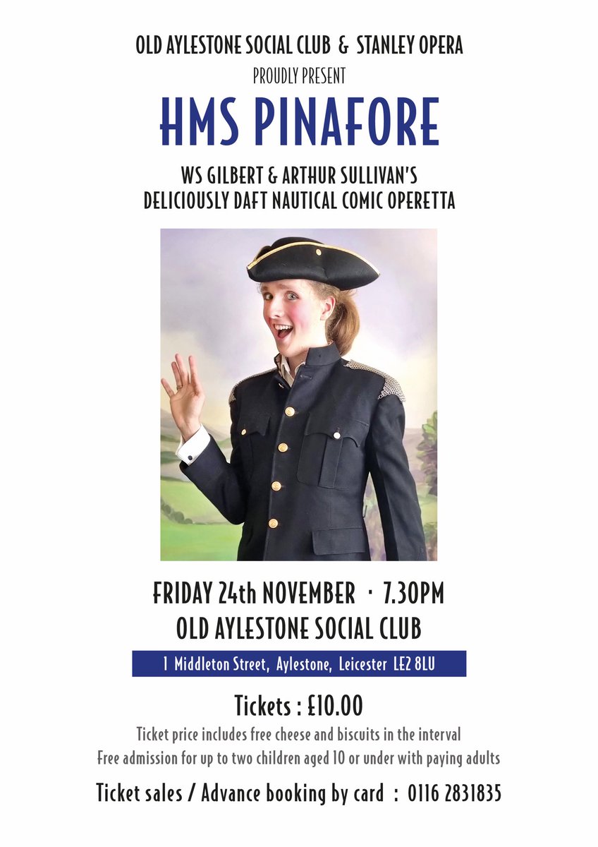 stanleyoperaco's tweet photo. Last chance this year to catch our hit production of HMS Pinafore. https://t.co/9zdfsXhEnW