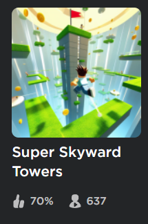 It looks like #SuperSkywardTowers is taking off! <a href="/PE_Spathi/">Spathi</a> and I are discussing unshelving the game and releasing the updates we worked on for it! 🎉🎉🎉

#Roblox #RobloxDev