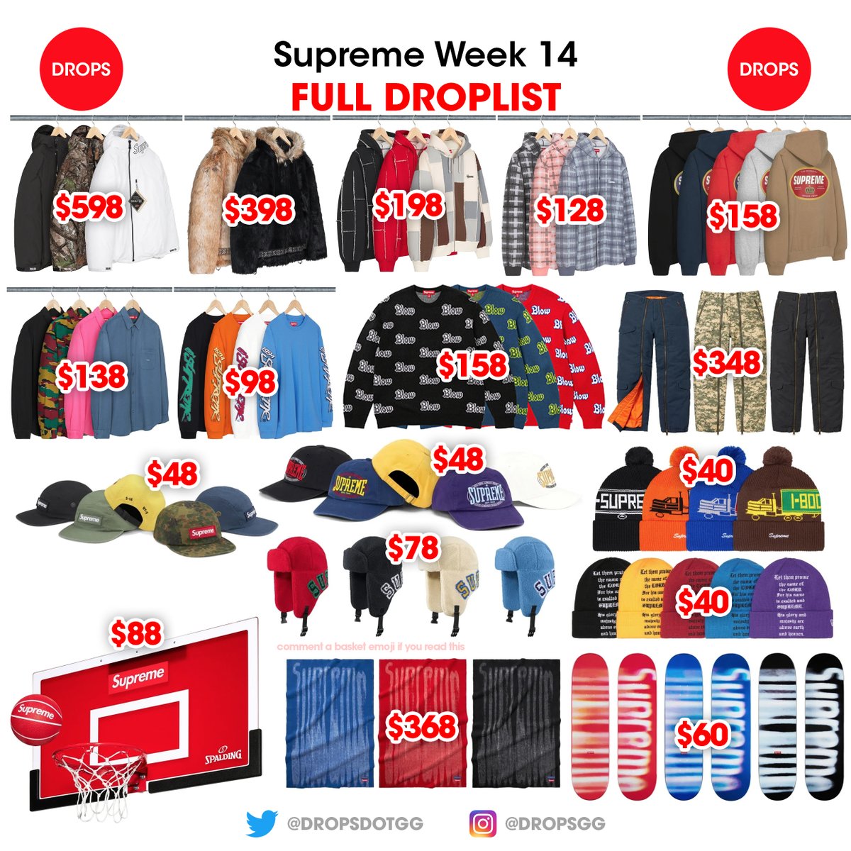 Supreme Drops tweet media