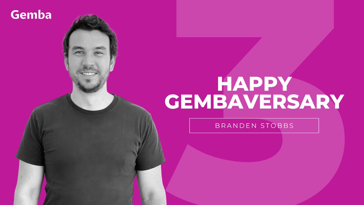 Happy Gembaversary to Branden Stobbs who joined Gemba 3 years ago and has become a trusted advisor to some of Australia’s biggest brands on all thing's sponsorship marketing. His expertise was recognised early with The Dojo Explore Award in 2022. Congratulations Branden!