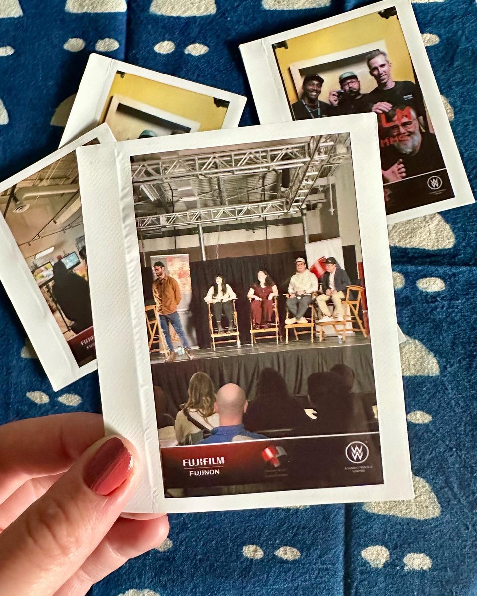 cstina's tweet photo. Fujifilm Fun with Instax at the GFX100II Event with the “GEMMA” Cast and Crew! https://t.co/m9o8u790gM