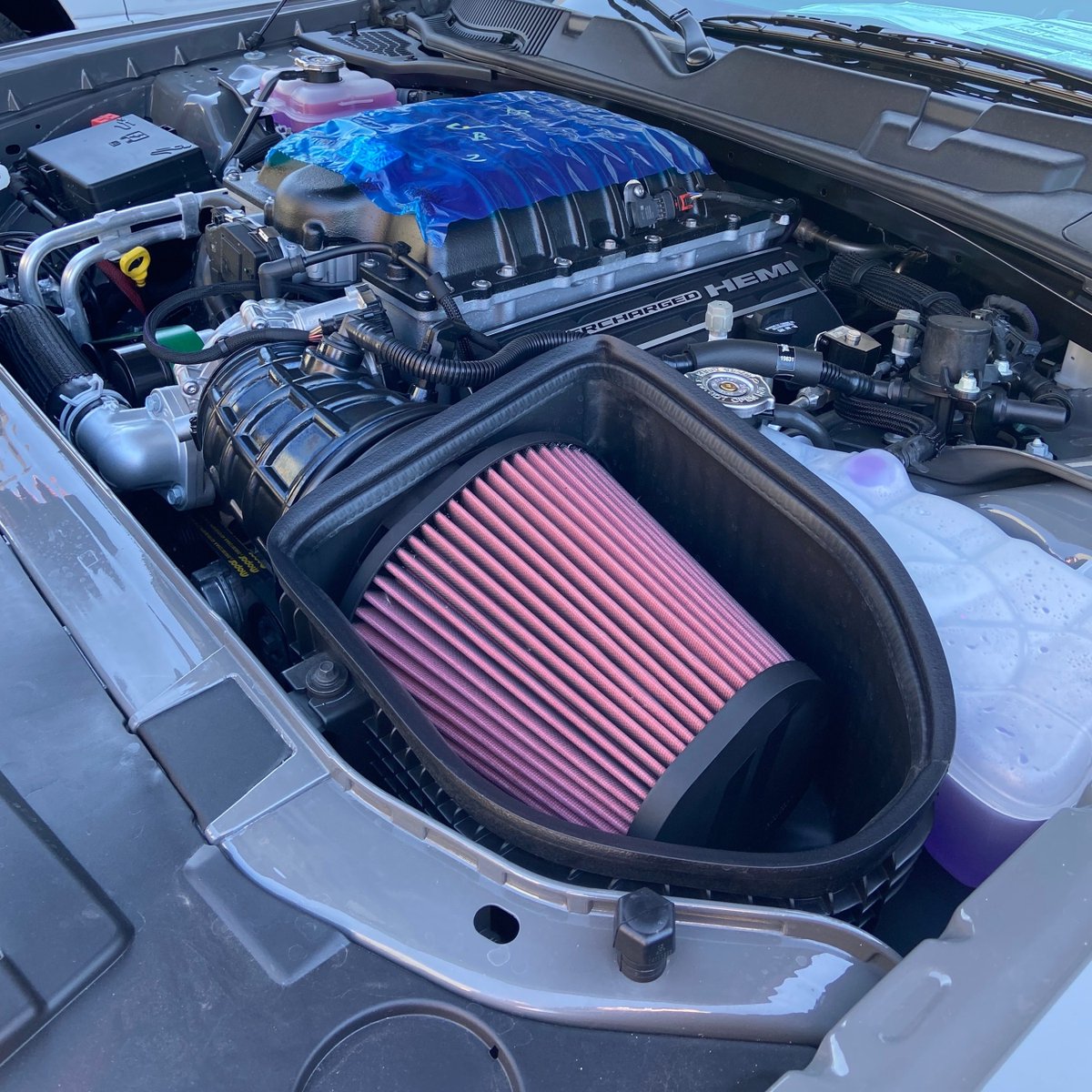 BillLukeCJDR's tweet photo. Check out the engine on this #DodgeChallengerSRTDemon 💥
#demon170 #challengerdemon #dodgelastcall #hemiengine https://t.co/2Jswbb96dX