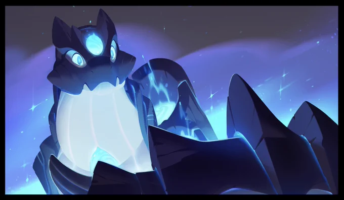 More big lovable monster visdev for a canceled project  he was a good boy