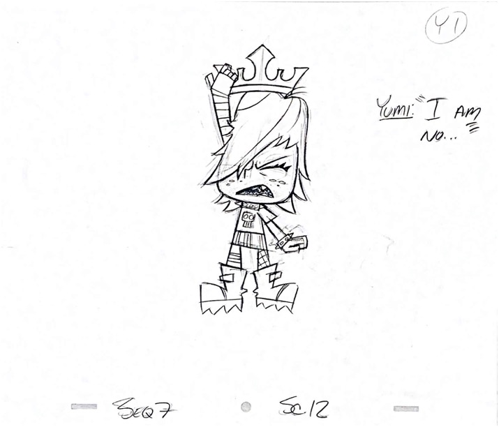 optimusscotto's tweet image. In honor of the 19th Anniversary of #HiHiPuffyAmiYumi yesterday, I dug up some of my old character layouts from the pilot. #hihipuffyamiyumi #HHPAY #CartoonNetwork #CartoonCartoons