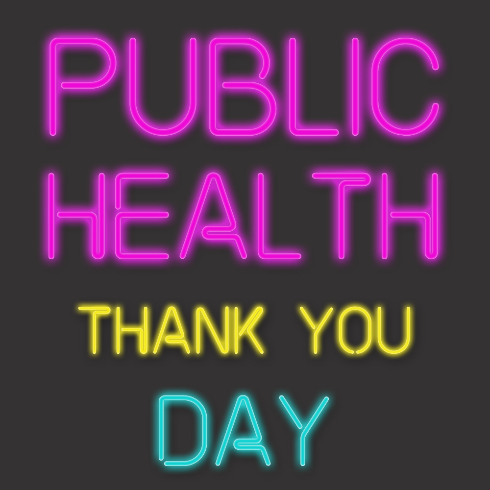 Sending a massive thank you to everyone who works to protect and advance public health. Your efforts save lives. Happy Public Health Thank You Day! #PHTYD #PublicHealthHeroes #PublicHealth
